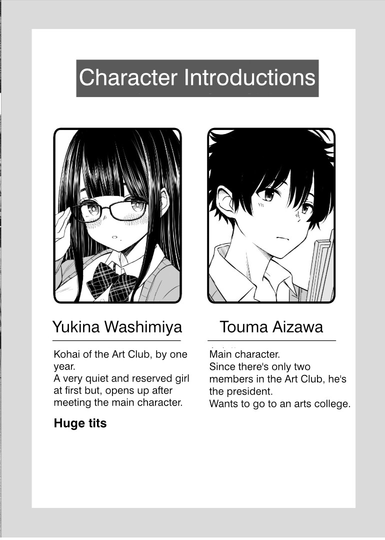 Hentai Manga Comic-My busty junior from the art club became a nude model and was so erotic that it made my art explode 2-Read-2